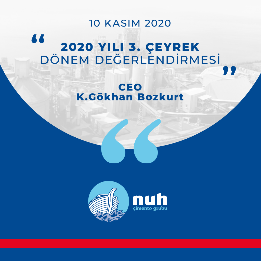 2020 YILI 3.ÇEYREK DEĞERLENDİRMESİ